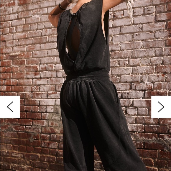 FP Movement by Free People Pants - Fp movement black/ noir jumpsuit